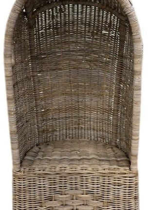Tuinstoel Rotan Bruin - Strandstoel - 160 x 80 x 80 cm