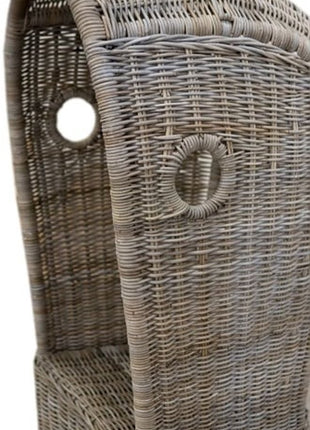 Tuinstoel Rotan Bruin - Strandstoel - 160 x 80 x 80 cm