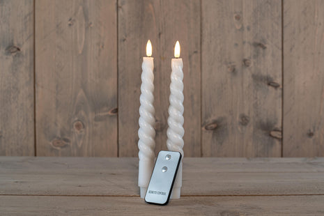 Set van 2 kaarsen led