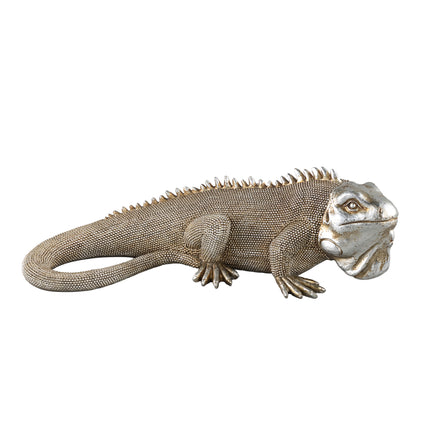 Hagedis antiek zilver