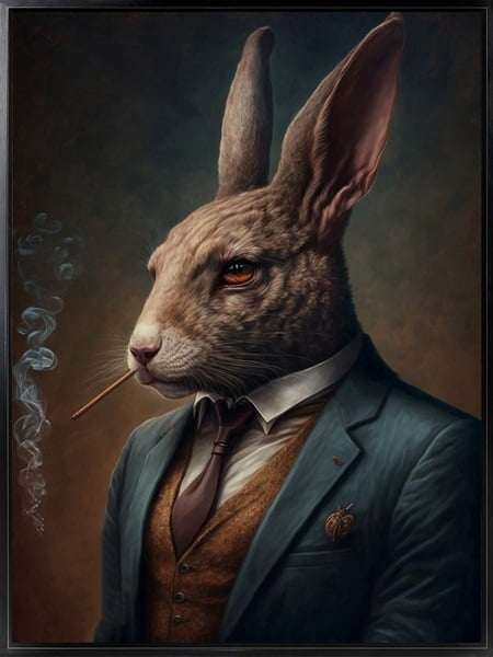 Poster in frame