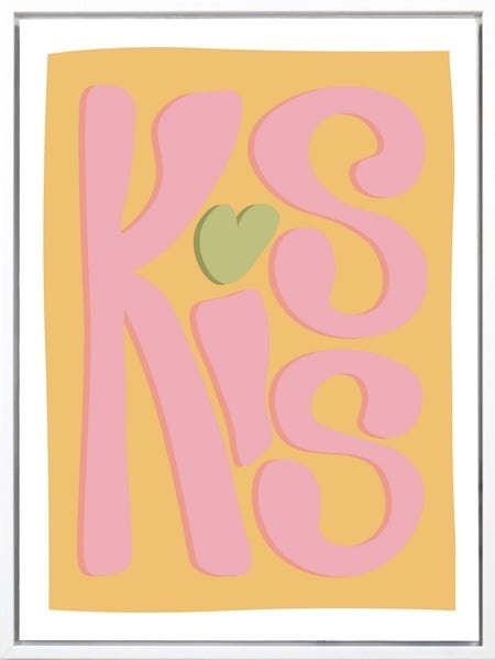 Poster in frame