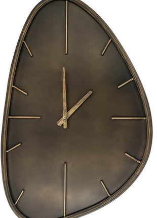 Wandklok organisch asymmetrisch - Brons - Metaal - 46 × 71 cm