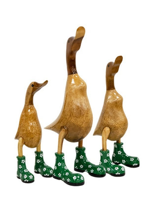 Eenden groen set van 3