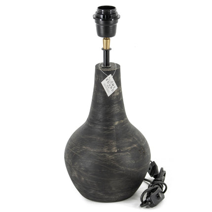 Lampenvoet hout zwart