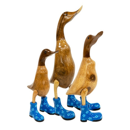 Eenden blauw set van 3