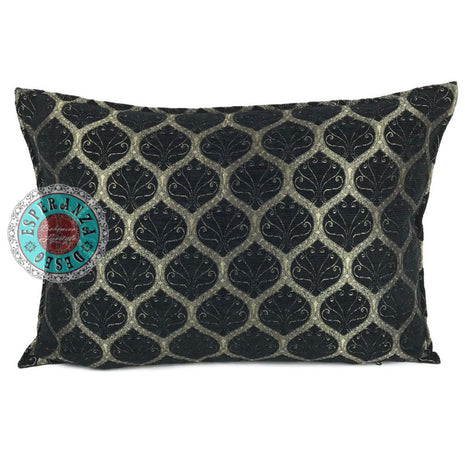 Honingraat black kussenhoes/cushion cover ± 50x70cm