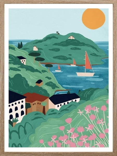Poster in frame