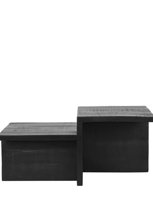 LABEL51 Salontafel Skip - Zwart - Mangohout