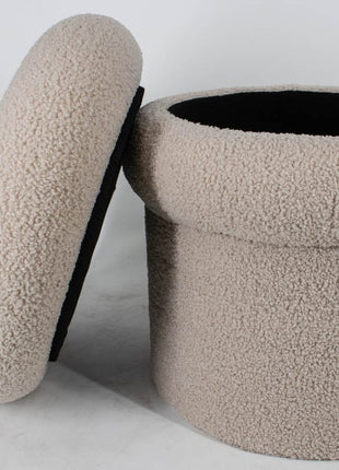 Poef met opbergruimte