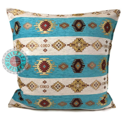 Aztec white stripes kussenhoes 45x45cm