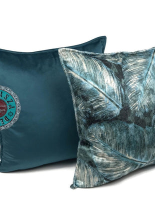 Velvet kussenpetrol 45 x 45