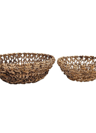 Bananenblad schalen set van 2 model 1