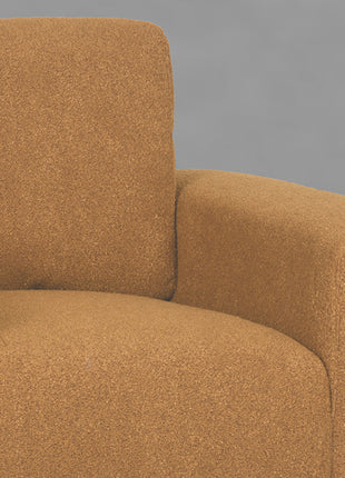 Bank Ferraro - Oker - Stof - 1-Zits