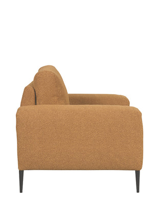 Bank Ferraro - Oker - Stof - 1-Zits