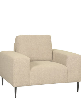 Bank Ferraro - Zand - Stof - 1-Zits