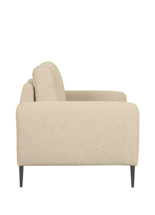 Bank Ferraro - Zand - Stof - 1-Zits