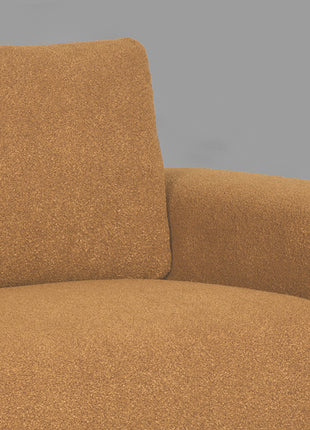 Bank Ferraro - Oker - Stof - 3-Zits