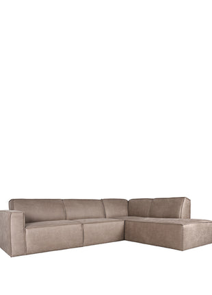 LABEL51 Bank Kay - Taupe - Microfiber - Rechts