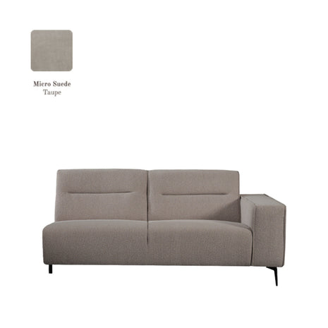 Bank Nero - Taupe - Micro Suede