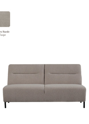 Bank Nero - Taupe - Micro Suede