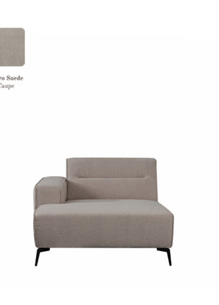 Bank Nero - Taupe - Micro Suede