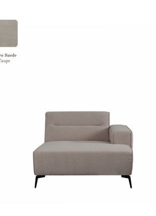 Bank Nero - Taupe - Micro Suede