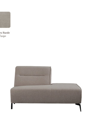 Bank Nero - Taupe - Micro Suede