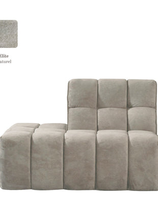 Bank Valentino - Naturel - Stof - Ottomane Links VS