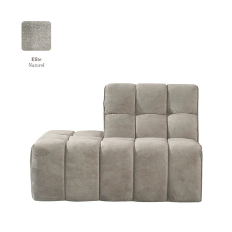 Bank Valentino - Naturel - Stof - Ottomane Links VS