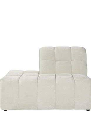 Bank Valentino - Naturel - Stof - Ottomane Links VS