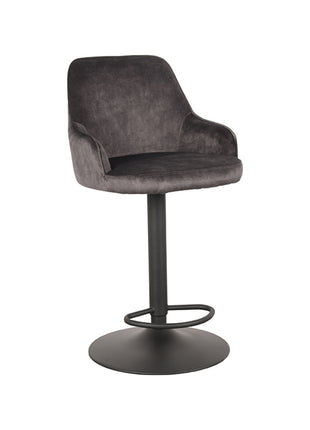LABEL51 Barkruk Fender - Antraciet - Velours