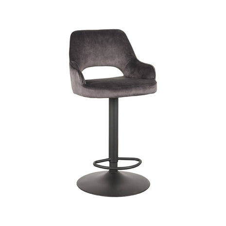 Barkruk Fer - Antraciet - Velours