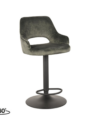 LABEL51 Barkruk Fer - Hunter - Velours
