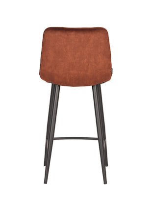 Barkruk Jelt - Rust - Velours - Zithoogte 65