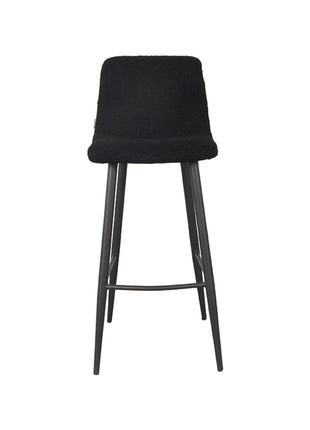 Barkruk Jep - Zwart - Teddy - Zithoogte 78