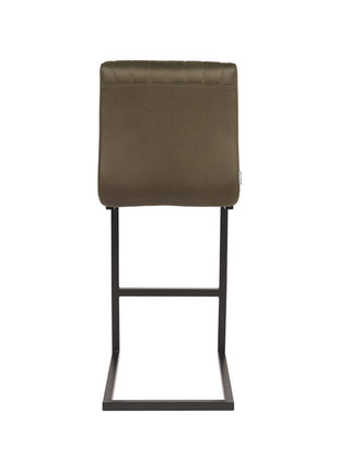 LABEL51 Barkruk Milo - Army green - Microfiber - Zithoogte 65