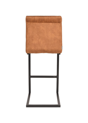 Barkruk Milo - Oker - Velours - Zithoogte 65