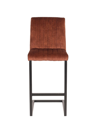 Barkruk Milo - Rust - Velours - Zithoogte 65