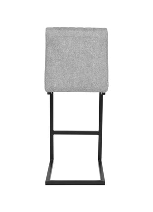 Barkruk Milo - Zinc - Synthetisch - Zithoogte 65