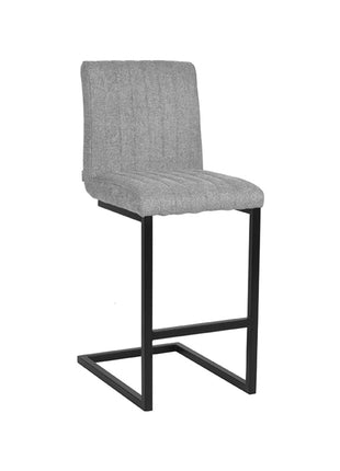 Barkruk Milo - Zinc - Synthetisch - Zithoogte 65