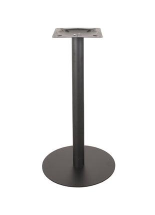 Eetkamertafel Tafelpoot Enkel - Zwart - Metaal - Rond - 92 cm