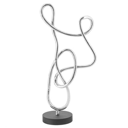 Beeld knoop zilver