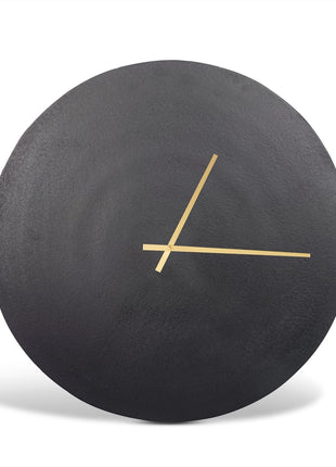 Wandklok Zwart Groot
