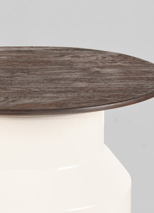 Bijzettafel Jik - Crème - Mangohout