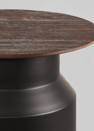 Bijzettafel Jik - Zwart - Mangohout