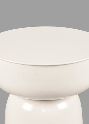 Bijzettafel Pax - Crème - Metaal