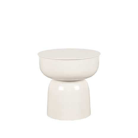 Bijzettafel Pax - Crème - Metaal