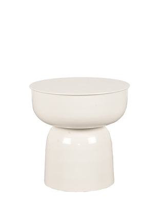Bijzettafel Pax - Crème - Metaal