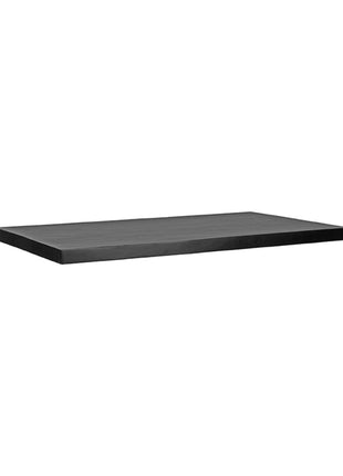 Eetkamertafel Tafelblad Straight Edge - Zwart - Mangohout - 120 cm Straight